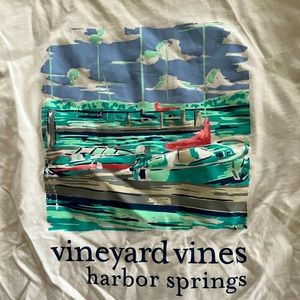 Vineyard Vines – White long sleeve tee shirt, NWOT, Harbor Springs MI, Sz S